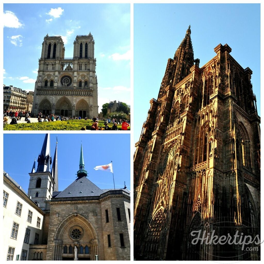 3 lovely Notre-Dame Cathedrals